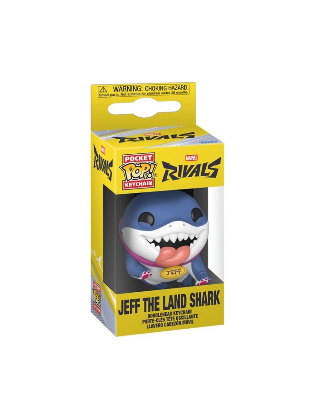 Funko POP! Marvel Rivals Jeff The Land Shark Keychain!